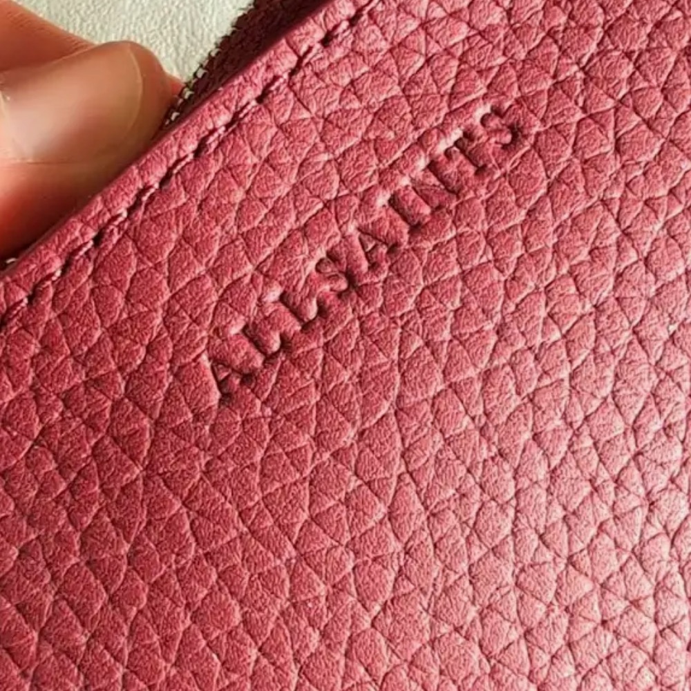 All Saints Allington Tote - Deep Red - Picture 6 of 7